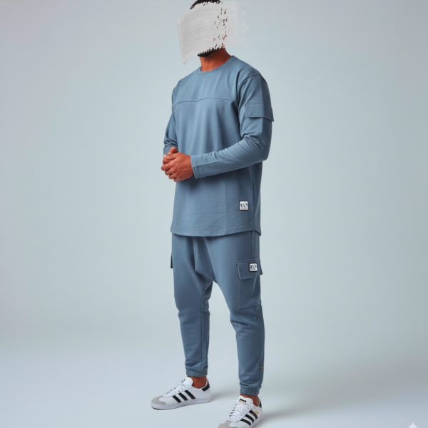 Ensemble Belu/Gris Oversize Harb