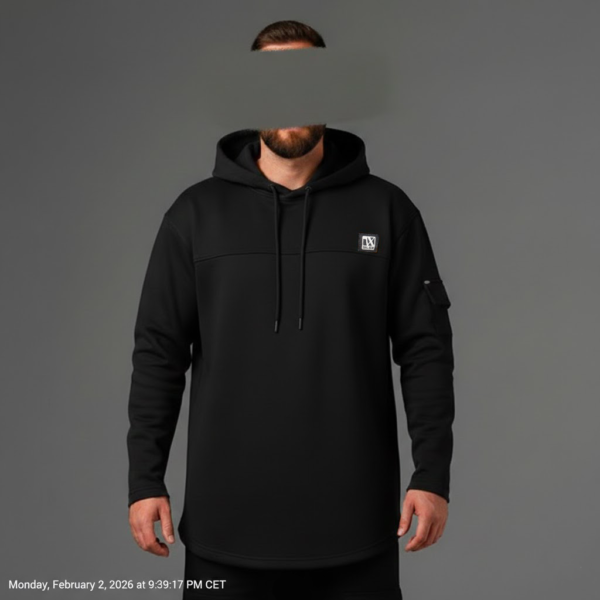 Sweat Capuche  Noir
