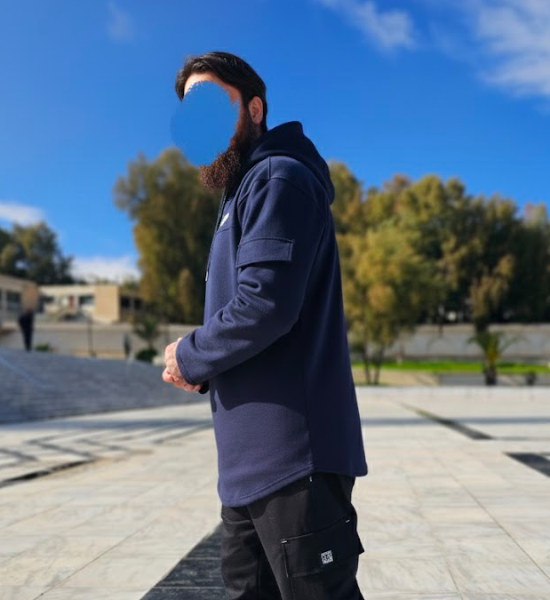 Sweat Capuche Bleu Nuit - Image 5