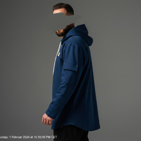 Sweat Capuche  Bleu Nuit