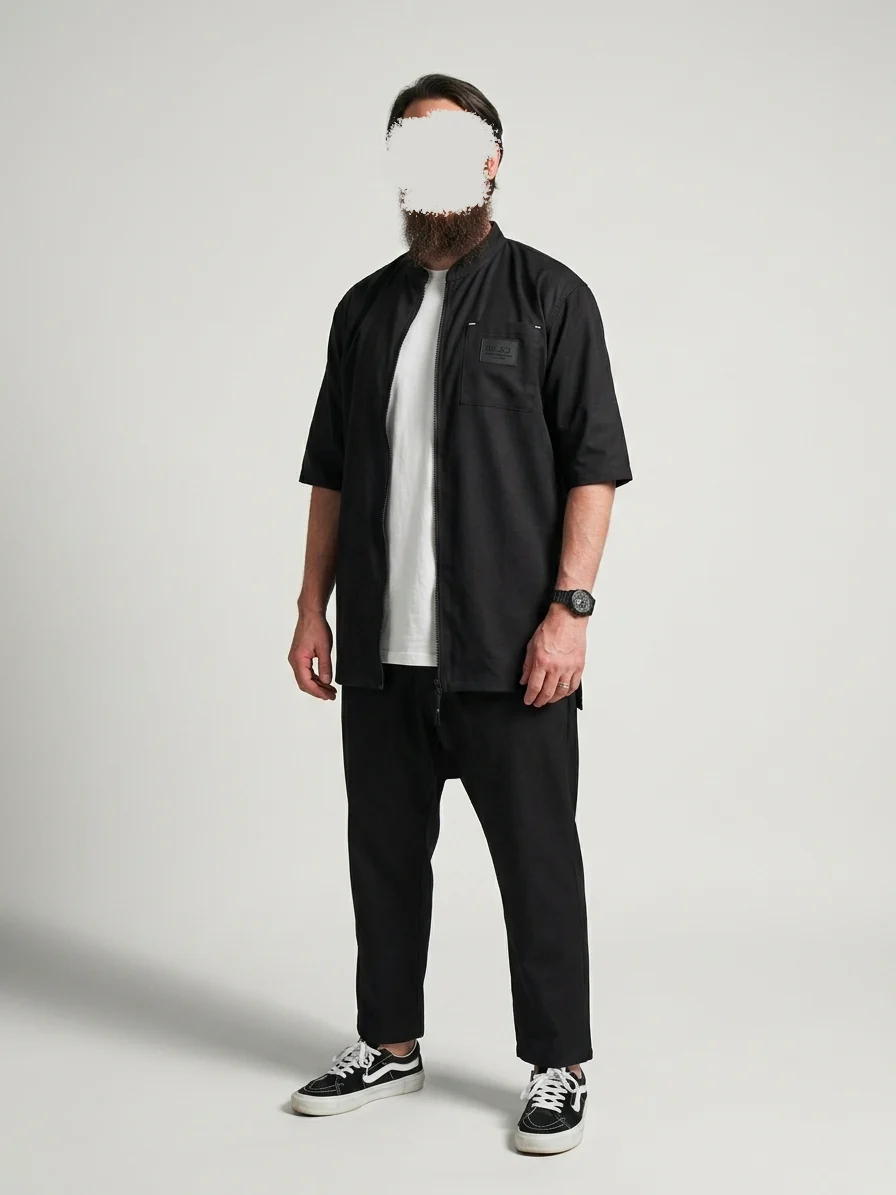Ensemble Oversize été Classico Summer Noir (fibre de bambou)