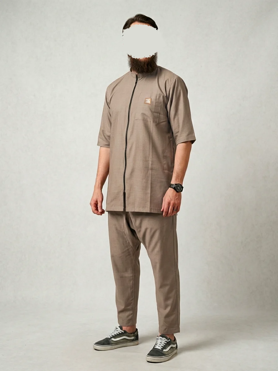 Ensemble Oversize été Classico Summer Beige (fibre de bambou)