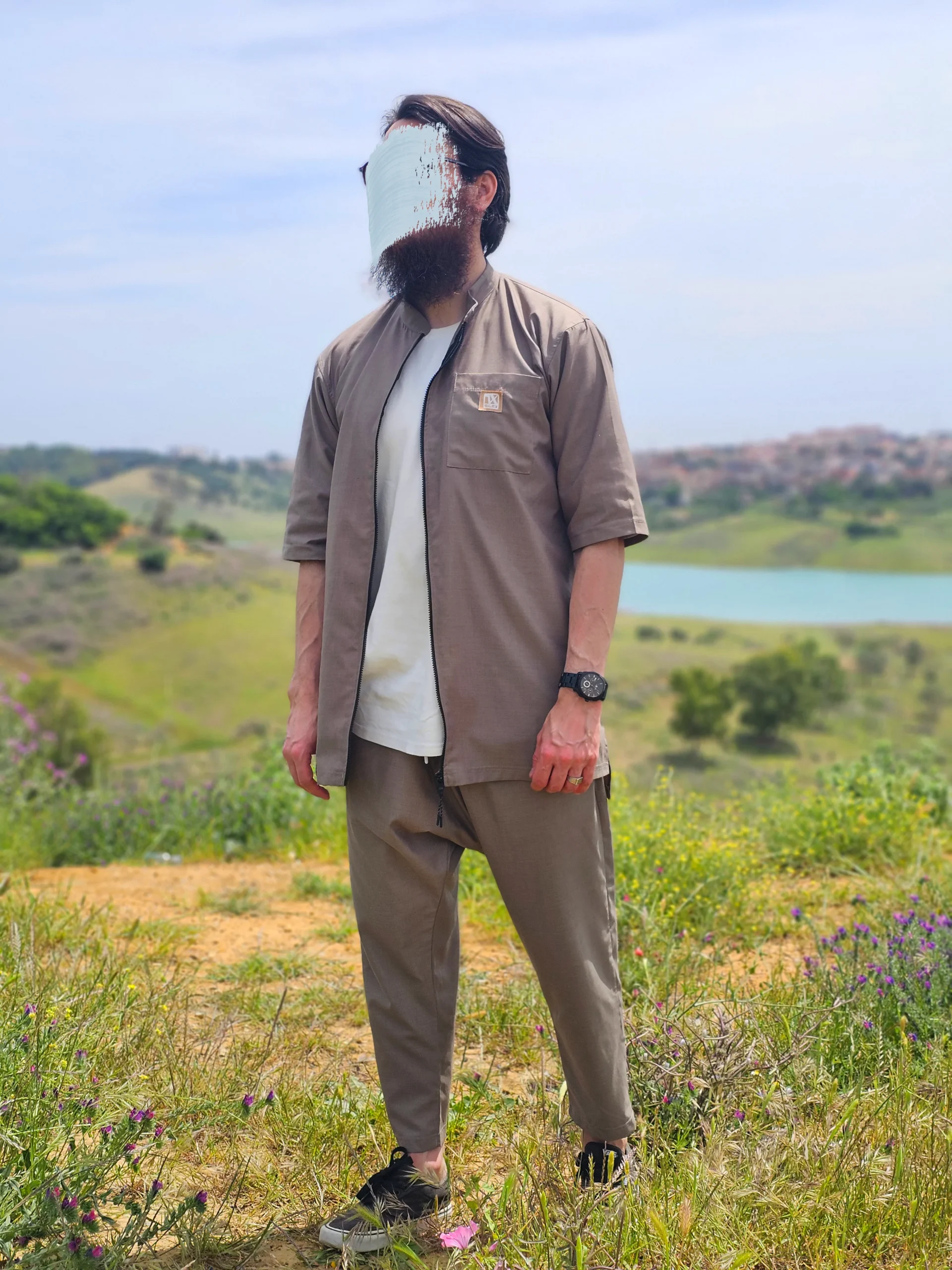 Ensemble Oversize été Classico Summer Beige (fibre de bambou) – Image 2