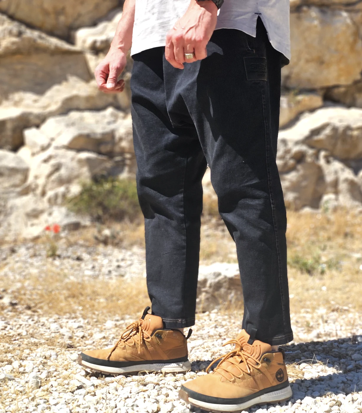 Jean Karott - coupe droite Oversize Homme - noir- Style Streetwear & Urbain | Silex – Image 3