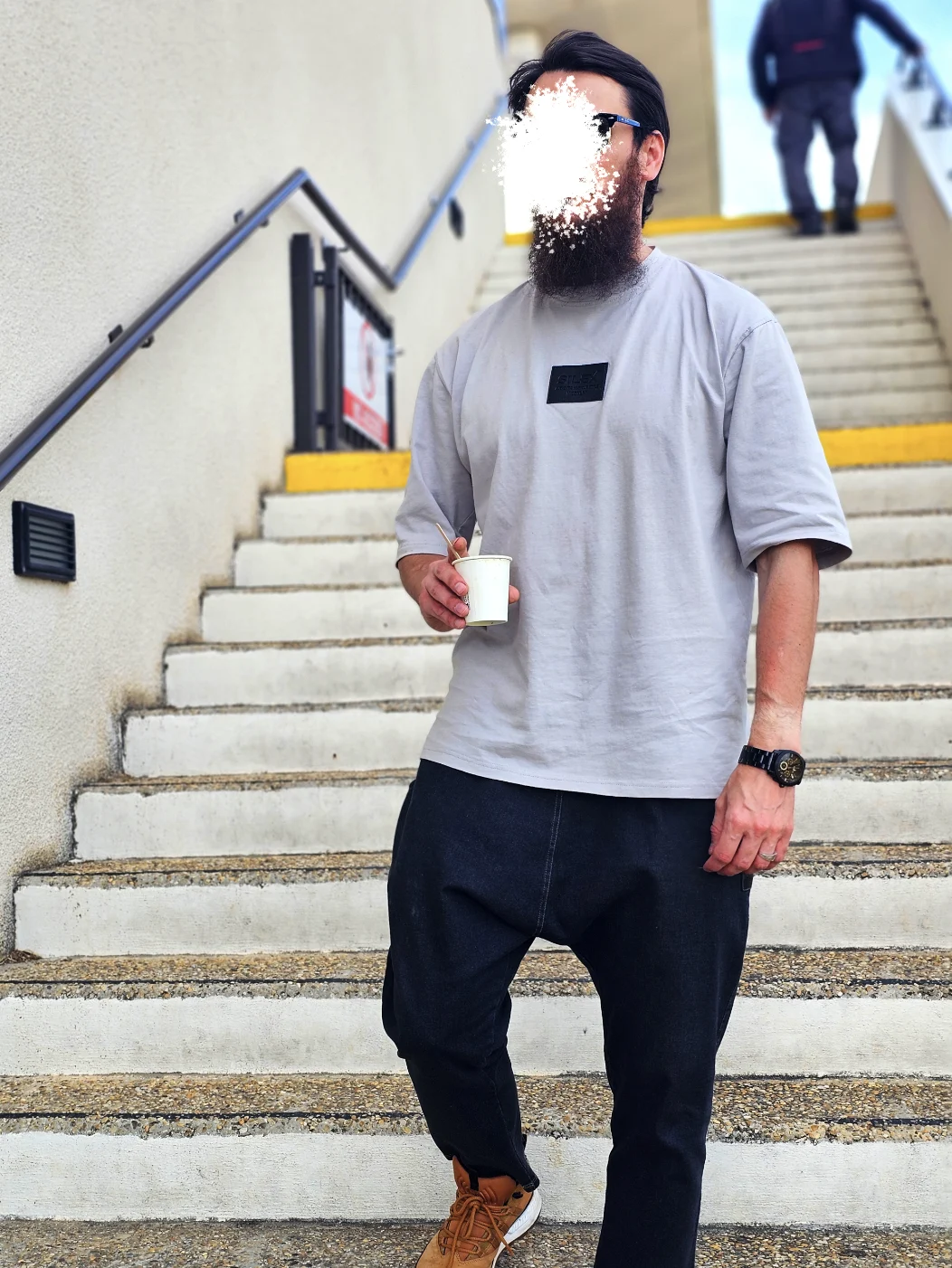 Jean Karott - coupe droite Oversize Homme - noir- Style Streetwear & Urbain | Silex – Image 4