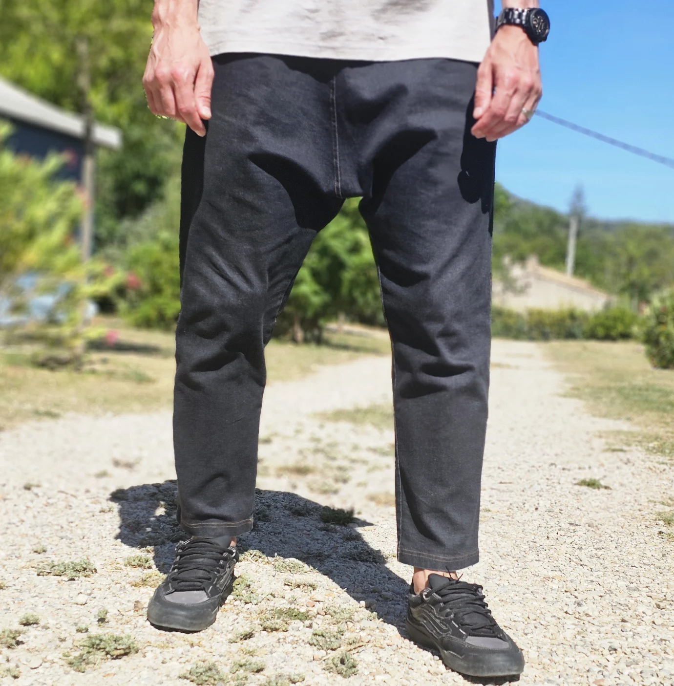 Jean Karott - coupe droite Oversize Homme - noir- Style Streetwear & Urbain | Silex – Image 10