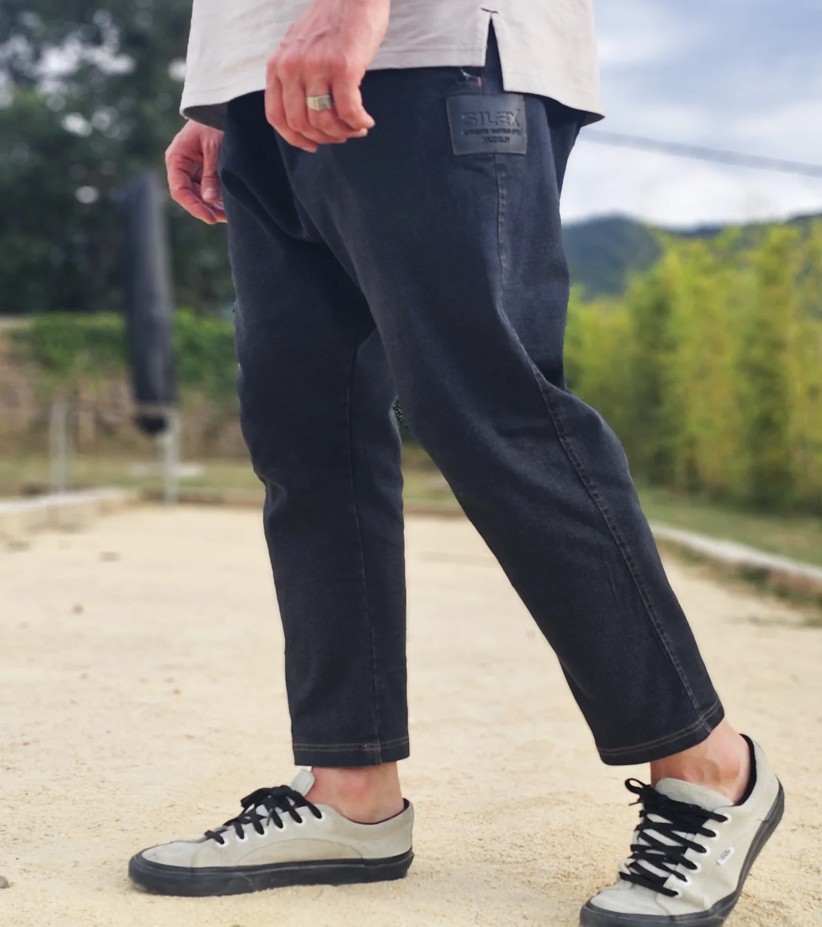 Jean Karott - coupe droite Oversize Homme - noir- Style Streetwear & Urbain | Silex – Image 12