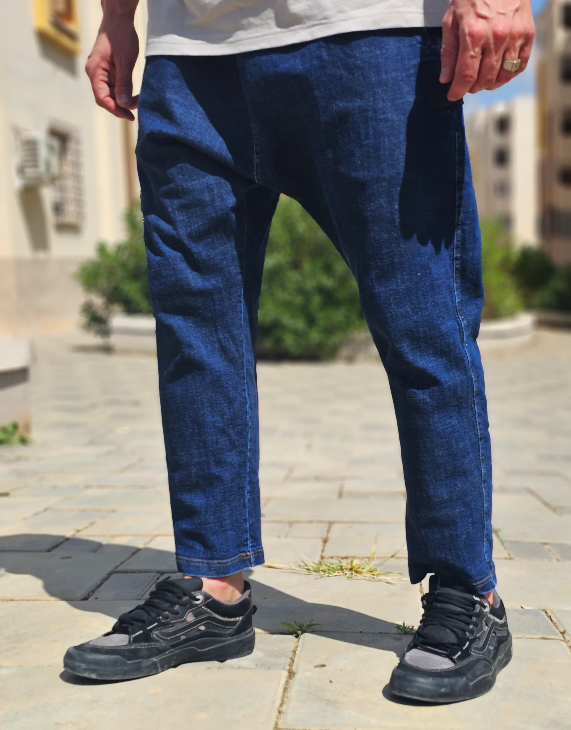 Jean Karott - coupe droite Oversize Homme - bleu brut- Style Streetwear & Urbain | Silex – Image 2