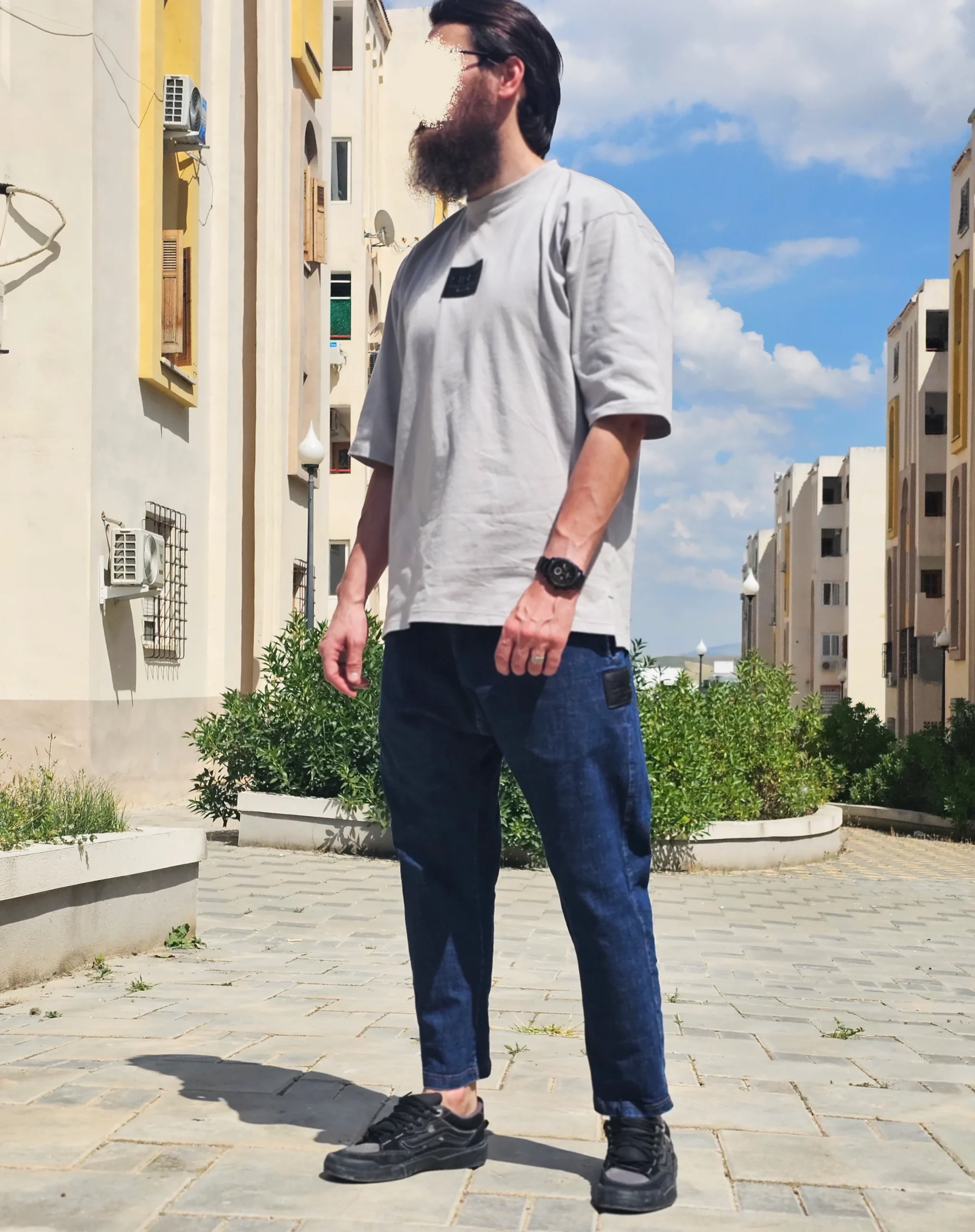 Jean Karott - coupe droite Oversize Homme - bleu brut- Style Streetwear & Urbain | Silex – Image 6