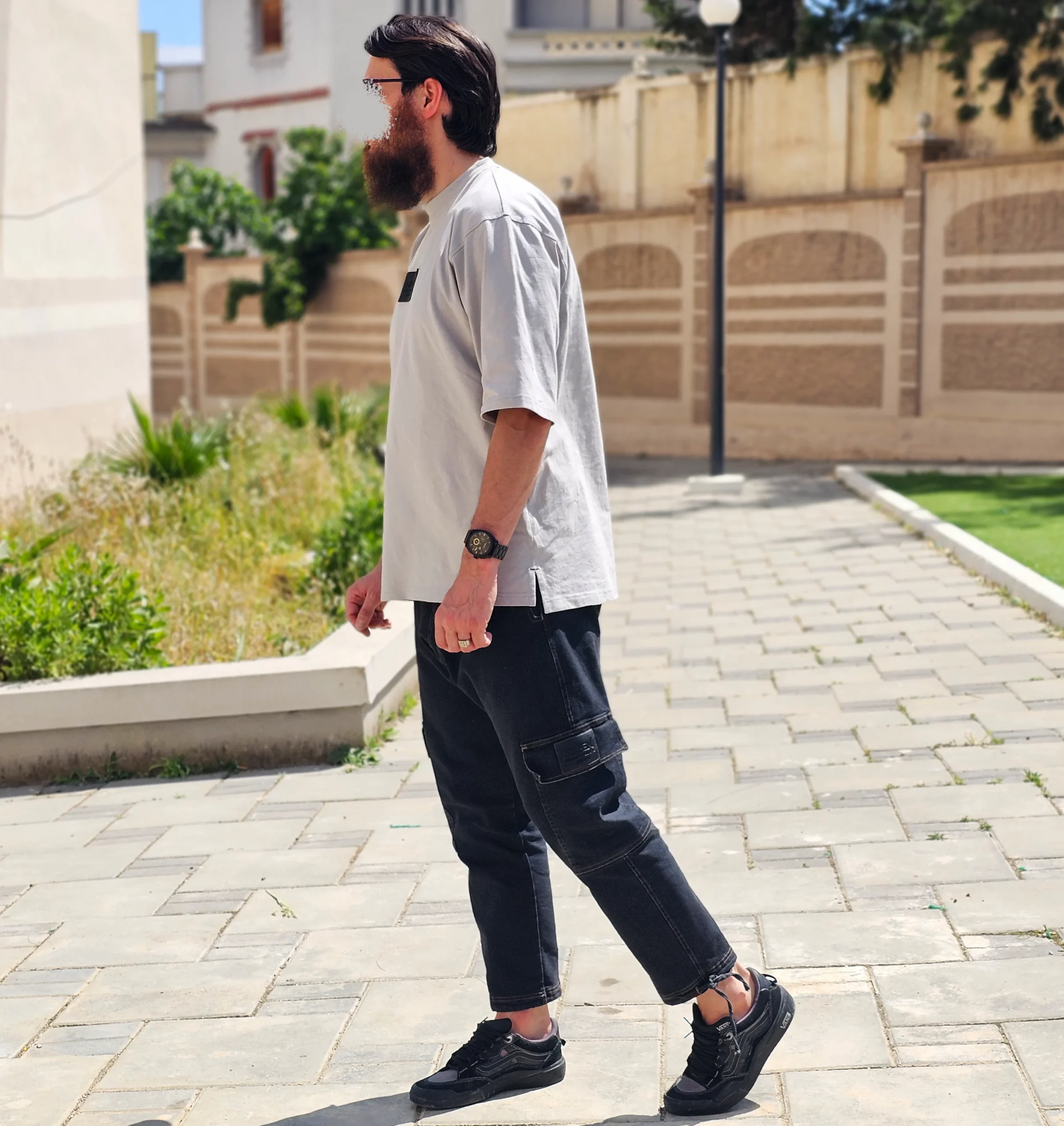 Jean Cargo Oversize Homme bleu brut- Style Streetwear & Urbain | Silex – Image 5