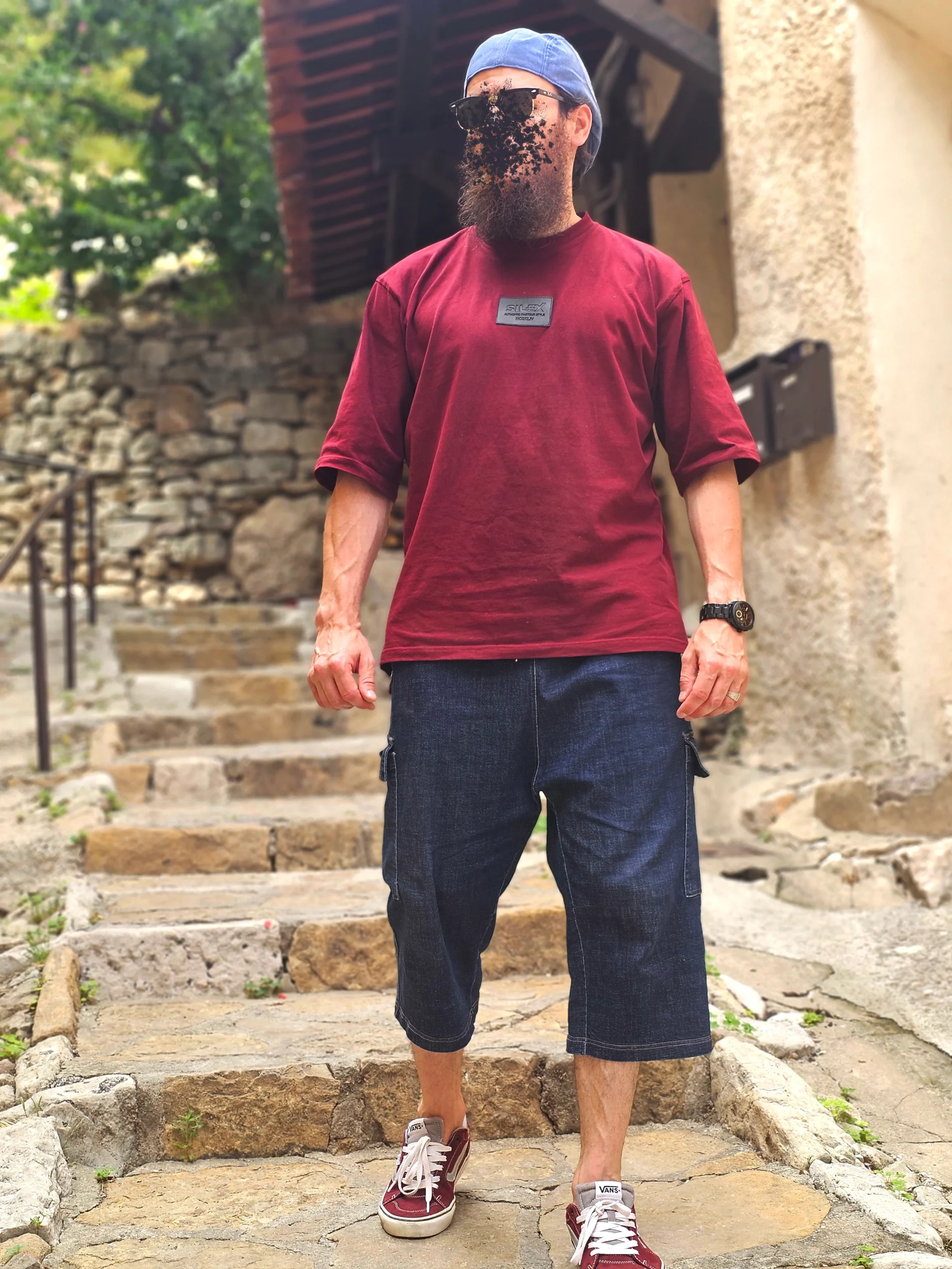 Bermuda Cargo Oversize Homme Bleu- Style Streetwear & Urbain | Silex – Image 10