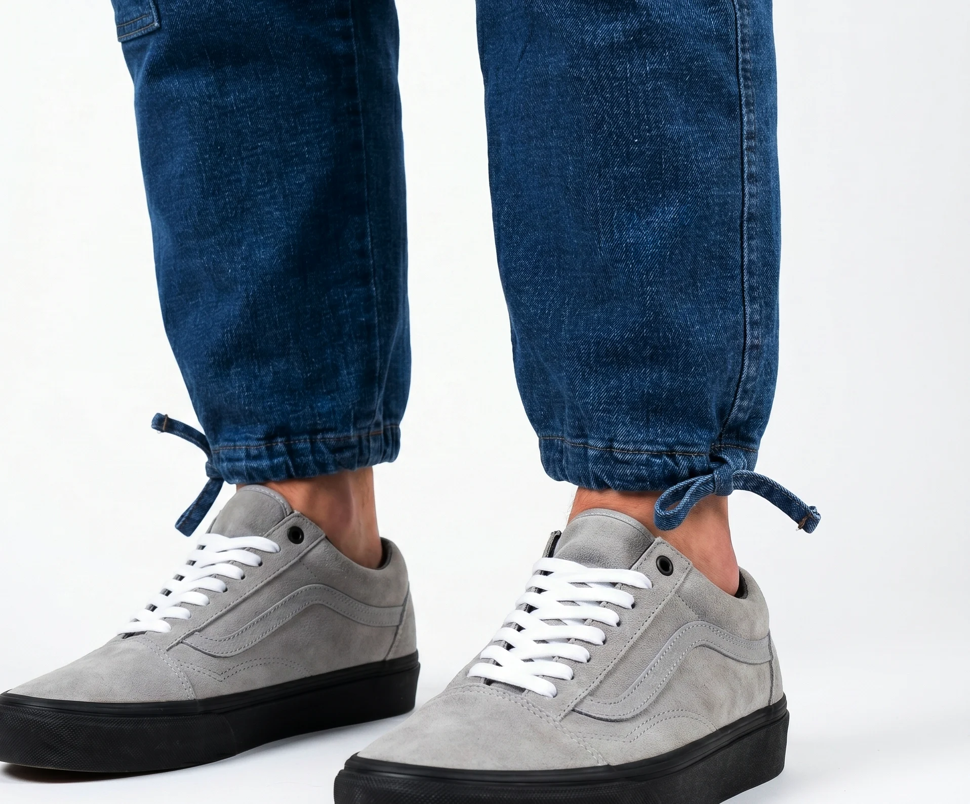 Jean Cargo Oversize Homme bleu brut- Style Streetwear & Urbain | Silex – Image 13