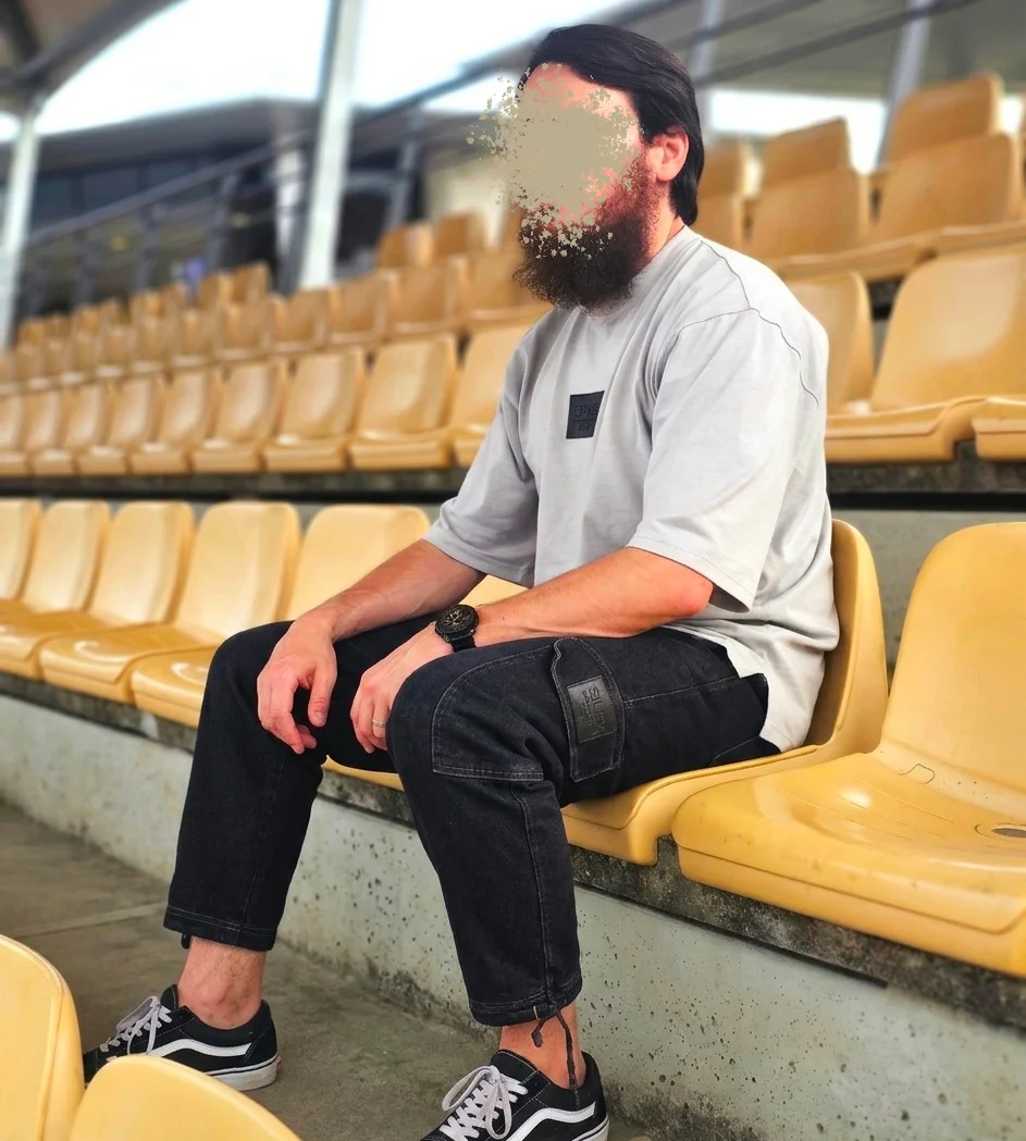 Jean Cargo Oversize Homme noir- Style Streetwear & Urbain | Silex – Image 7