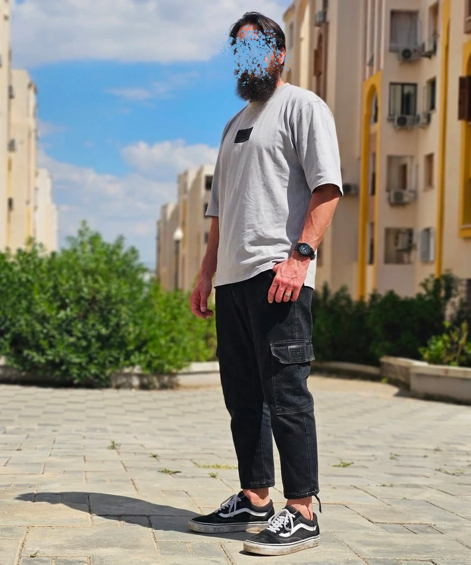 Jean Cargo Oversize Homme noir- Style Streetwear & Urbain | Silex – Image 3