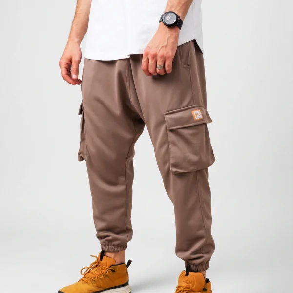 Pantalon Cargo - Oversize Homme - beige - Style Streetwear & Urbain | Silex