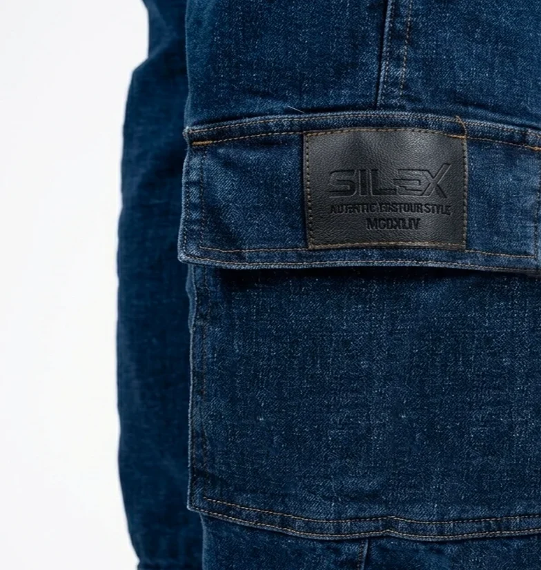 Jean Cargo Oversize Homme bleu brut- Style Streetwear & Urbain | Silex – Image 12