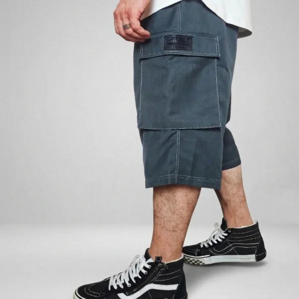 Bermuda Cargo Gris - Tergal Fibre de Bamboo -