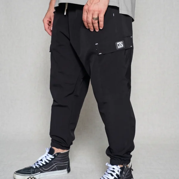 Pantalon Cargo -  Oversize Homme - Noir - Style Streetwear & Urbain | Silex