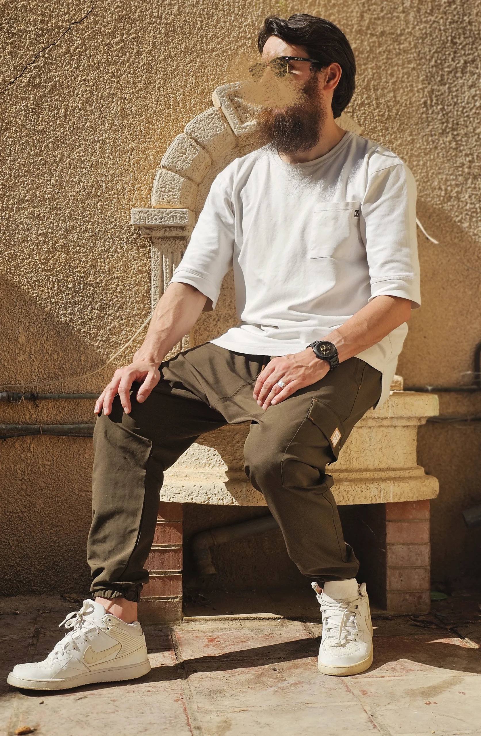 Pantalon Cargo - Oversize Homme - Vert militaire - Style Streetwear & Urbain | Silex – Image 3